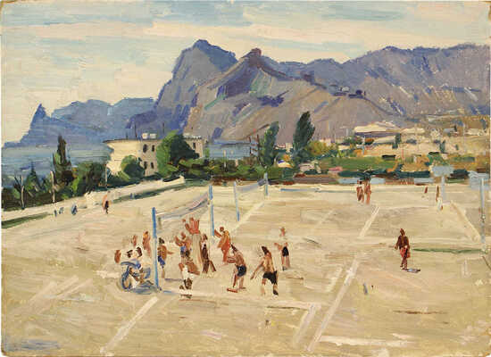 Илюхин Владимир Иванович. На волейбольной площадке 